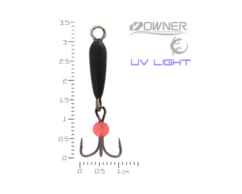 Диявол (підвісний гачок,червона кулька) XL Чорний #10 2,8гр BLACK SALAMANDRA