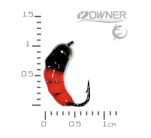 Мормишка безнасадка Мухо-Мормишка Black Salamandra S  Латунь Нікель Помідор  0,25 гр