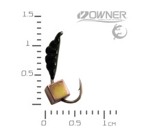 мормишка безнасадка Креветка Black Salamandra XS карбон кубик 0,35гр