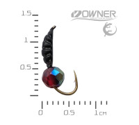 мормишка безнасадка Креветка Black Salamandra XS кулька гранована Смарагд 0,33гр