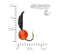 мормишка безнасадка Креветка Black Salamandra XS кулька гранована Лососева Ікра 0,33гр