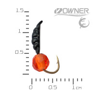 мормишка безнасадка Креветка Black Salamandra XS кулька гранована Лососева Ікра 0,33гр