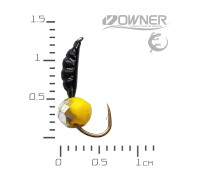 мормишка безнасадка Креветка Black Salamandra XS кулька гранована Смарагд 0,33гр