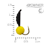 мормишка безнасадка Креветка Black Salamandra XS кулька гранована Сир 0,33гр