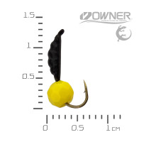 мормишка безнасадка Креветка Black Salamandra XS кулька гранована Сир 0,33гр