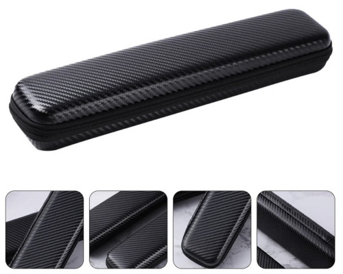 Футляр для зберігання бортових або зимових вудилищ Black Salamandra Carbon Hard Case XL 34х8х4,5см