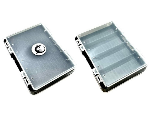 Коробка для мормишок та блешень двостороння Black Salamandra 140х105х33мм