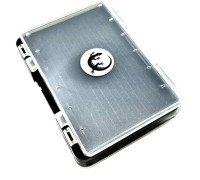 Коробка для мормишок двостороння Black Salamandra  140х105х33мм