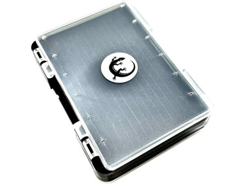 Коробка для мормишок двостороння Black Salamandra  140х105х33мм