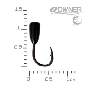 Мормишка літня Black Salamandra Крапля карась  S 0,25гр Owner