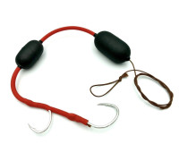 Монтаж на сома Profi "Трофей" Black Salamandra 2 поплавці 5+10гр 2 гачки