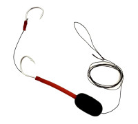 Монтаж на сома Black Salamandra Profi "Живець"  (регульований)  1 поплавець 2 гачки