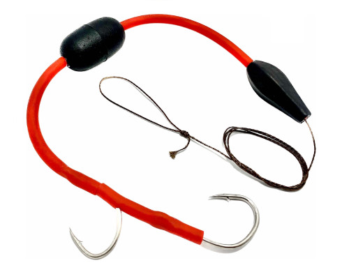 Монтаж на сома Black Salamandra Profi "Квок"   1 поплавець 2 гачки + вантаж