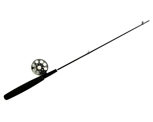 Вудка з котушкою та ківком Black Salamandra Hard Судакова 60см
