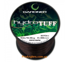 HYDRO-TUFF 12lb 5.4kg Green 0.35mm леска карповая Gardner