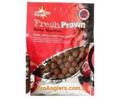 Fresh Prawn - Spicy Shell Fish Boilie 15mm Shelf Life бойлы Dynamite