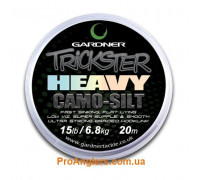 Trickster Heavy Camo Green 15lb (6.8kg) поводочный материал Gardner