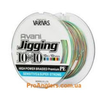 Avani Jigging 10*10 600m #5,0 60 LB шнур Varivas
