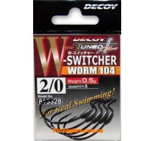 Worm 102 S-Switcher 4/0, 4шт крючок Decoy