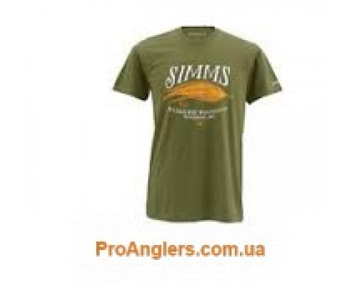 T-Shirt Legacy Streamer Olive М футболка Simms