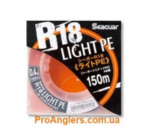 R18 Light PE х4 150м #0.3/6 lb шнур плетеный Seaguar