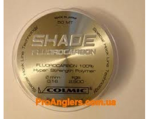 SHADE 50MT-0.16MM флюорокарбон Colmic