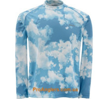 Simms Solarflex Prints Shirt Blue Cloud Camo M