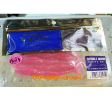 SPINDLE WORM 4(Vios Mineral) UV Pink/Silver Glitter