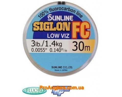 SIG-FC 50м 0.415мм 10.9кг поводковый флюорокарбон Sunline