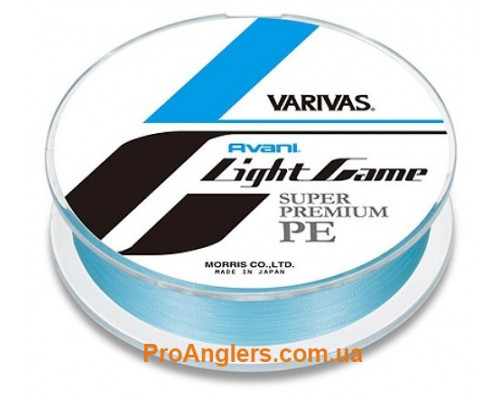 New Avani Light Game PE, 150m, #0,3 шнур Varivas