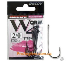 Worm 4 Strong Wire 2/0, 9 шт крючок Decoy